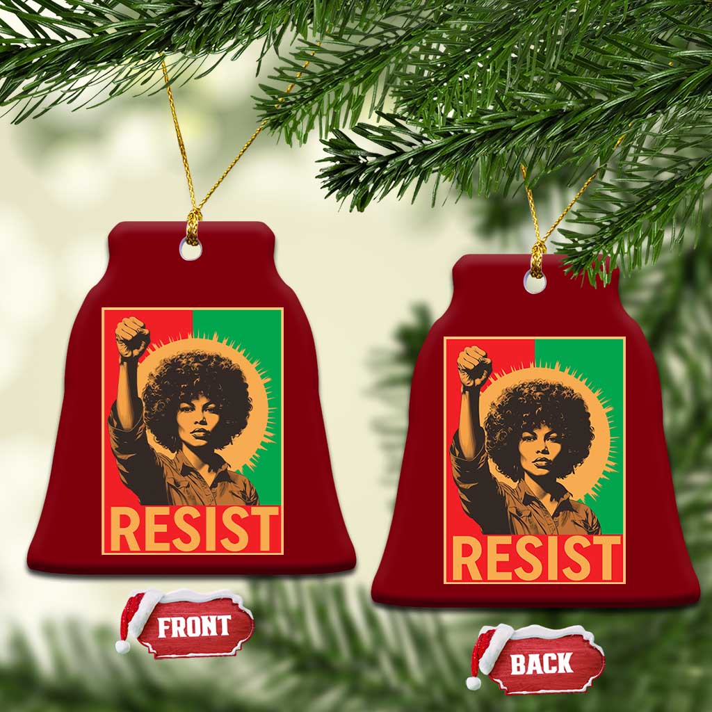 Angela Davis Ceramic Ornament Political Protest Resist Civil Rights Freedom TS14 Print Your Wear