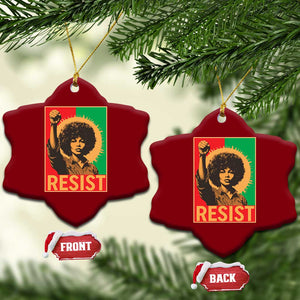 Angela Davis Ceramic Ornament Political Protest Resist Civil Rights Freedom TS14 Print Your Wear