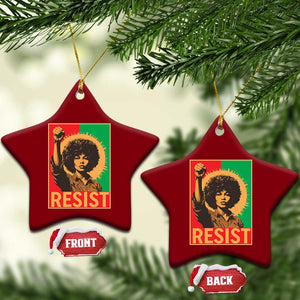Angela Davis Ceramic Ornament Political Protest Resist Civil Rights Freedom TS14 Print Your Wear