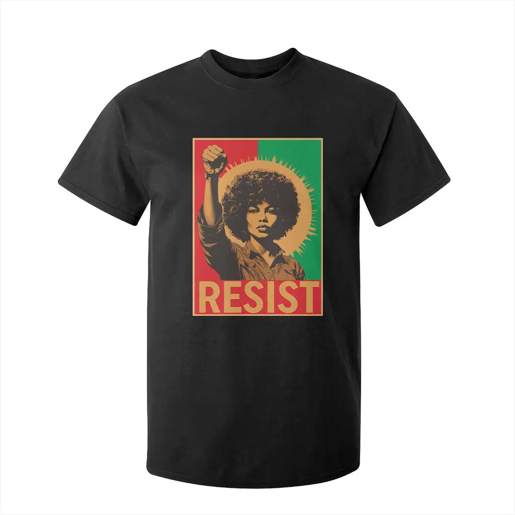 Angela Davis T Shirt For Kid Political Protest Resist Civil Rights Freedom TS14 Black Print Your Wear