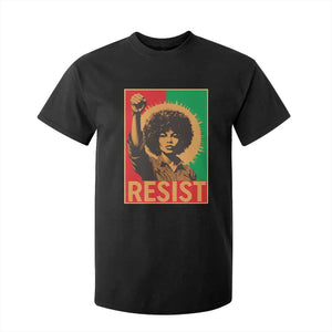 Angela Davis T Shirt For Kid Political Protest Resist Civil Rights Freedom TS14 Black Print Your Wear