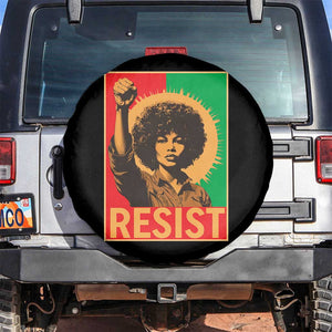 Angela Davis Spare Tire Cover Political Protest Resist Civil Rights Freedom TS14 No hole Black Print Your Wear