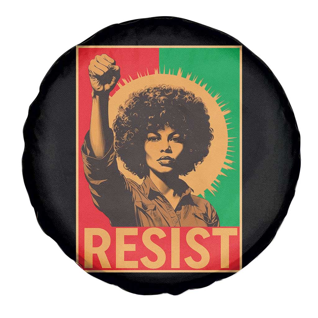 Angela Davis Spare Tire Cover Political Protest Resist Civil Rights Freedom TS14 Print Your Wear