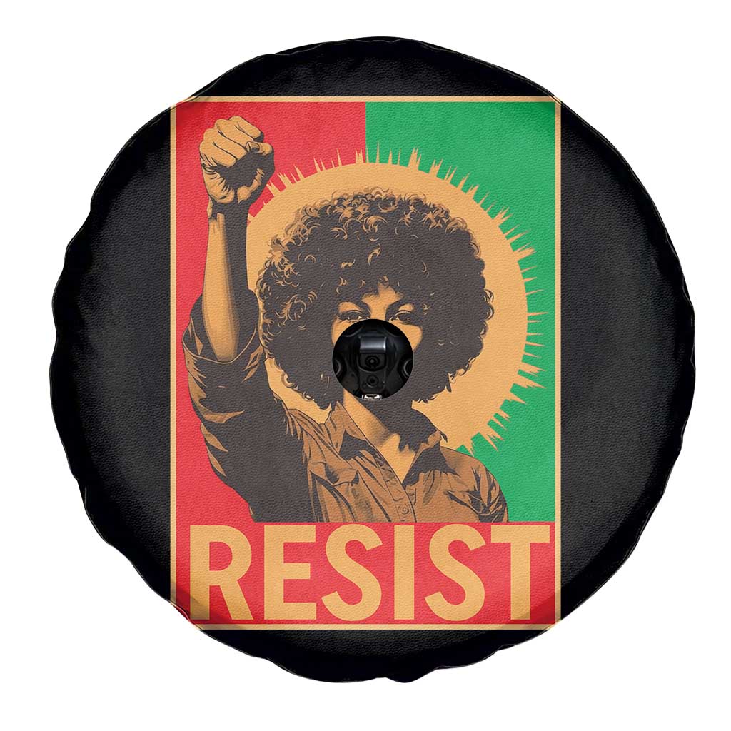 Angela Davis Spare Tire Cover Political Protest Resist Civil Rights Freedom TS14 Print Your Wear