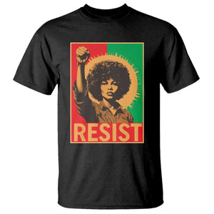 Angela Davis T Shirt Political Protest Resist Civil Rights Freedom TS14 Black Print Your Wear