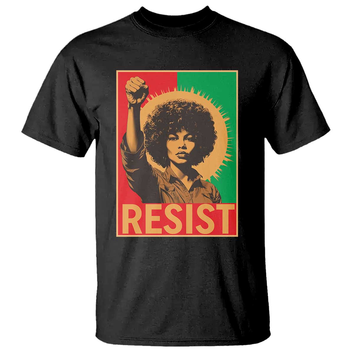 Angela Davis T Shirt Political Protest Resist Civil Rights Freedom TS14 Black Print Your Wear