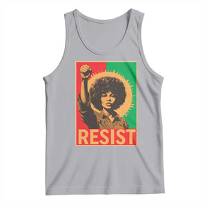 Angela Davis Tank Top Political Protest Resist Civil Rights Freedom TS14 Athletic Heather Print Your Wear