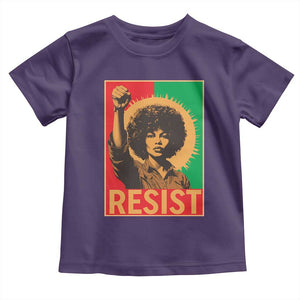Angela Davis Toddler T Shirt Political Protest Resist Civil Rights Freedom TS14 Purple Print Your Wear
