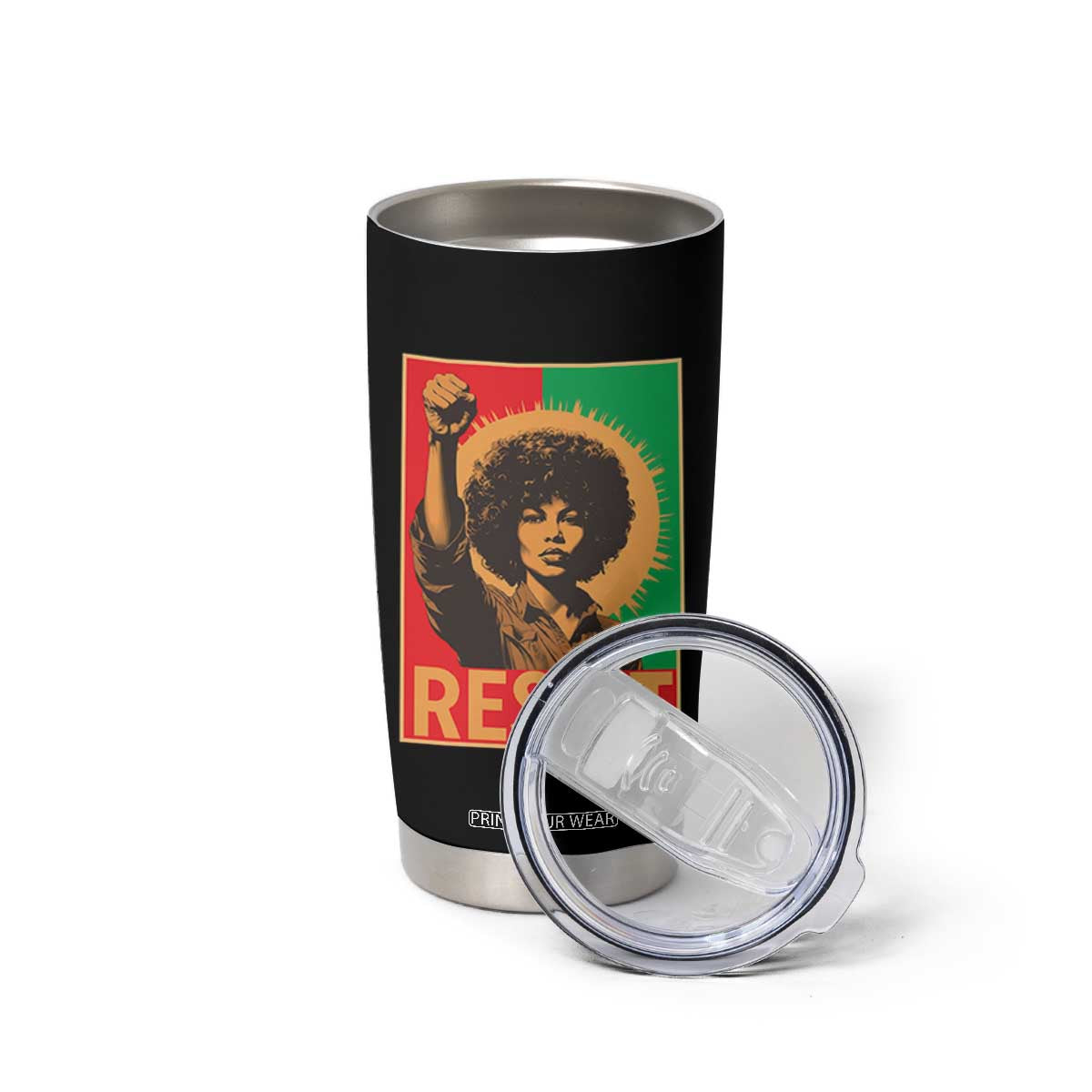 Angela Davis Tumbler Cup Political Protest Resist Civil Rights Freedom TS14 Print Your Wear