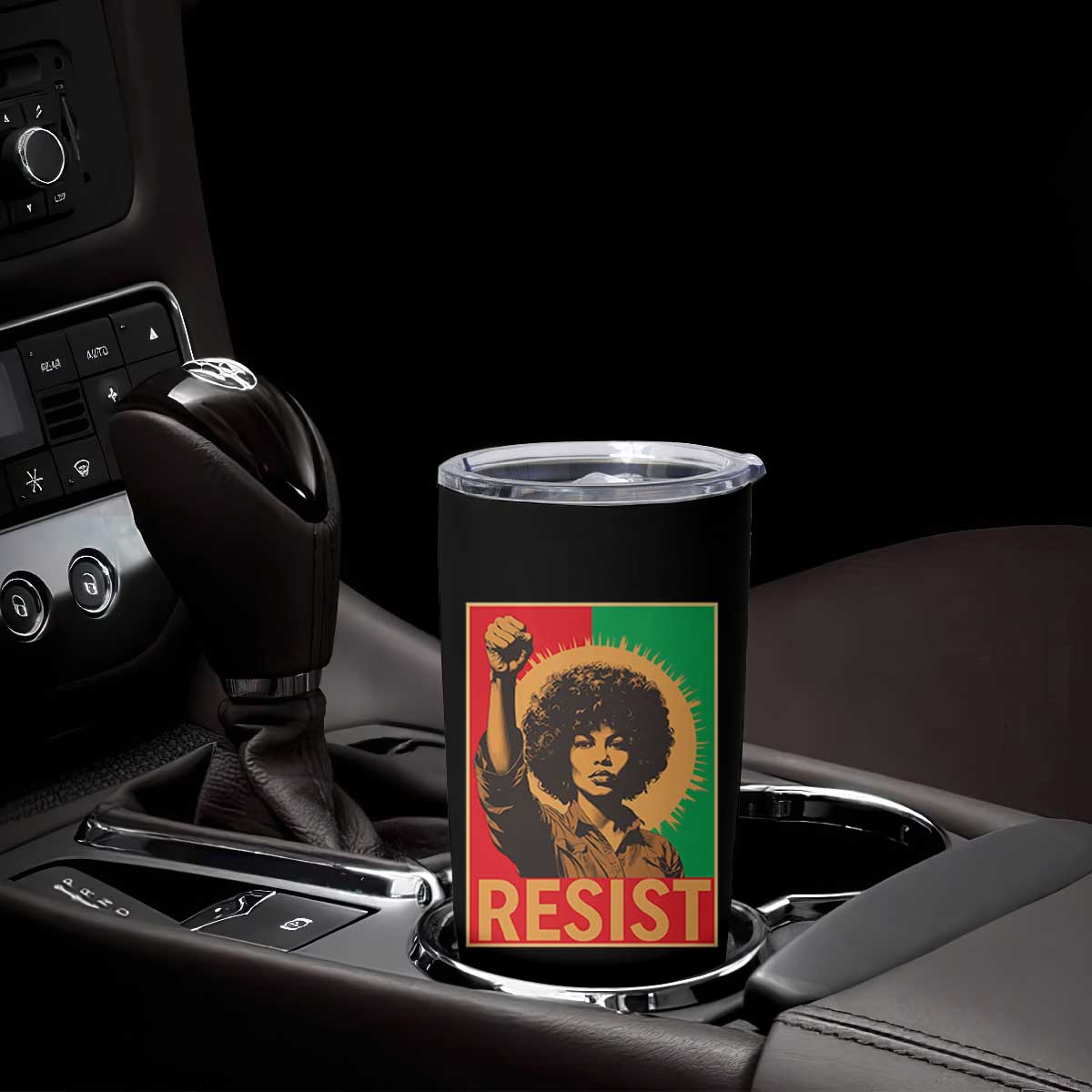 Angela Davis Tumbler Cup Political Protest Resist Civil Rights Freedom TS14 Print Your Wear