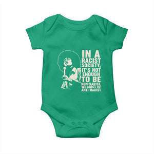 Angela Davis Inspirational Quote Baby Onesie TS14 Irish Green Print Your Wear