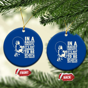 Angela Davis Inspirational Quote Ceramic Ornament TS14 1pc Blue Print Your Wear