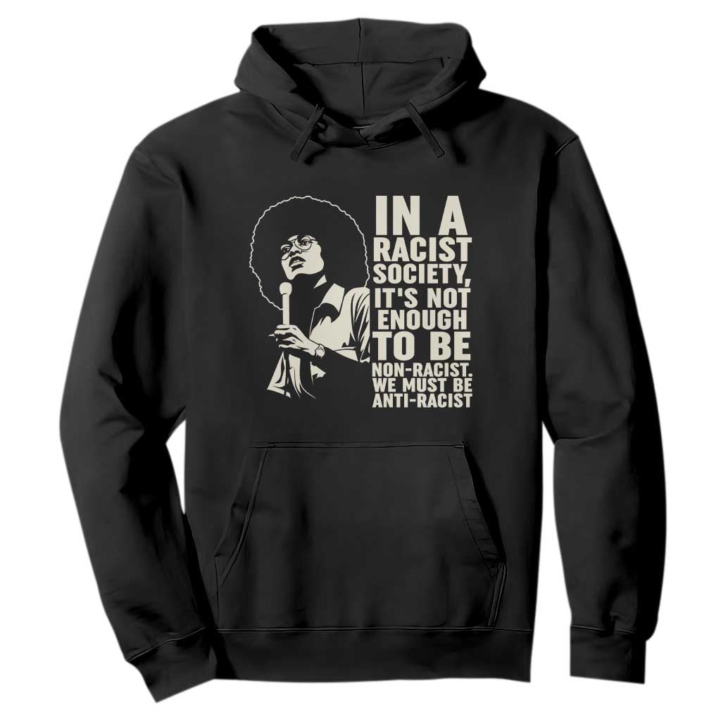 Angela Davis Inspirational Quote Hoodie TS14 Black Print Your Wear
