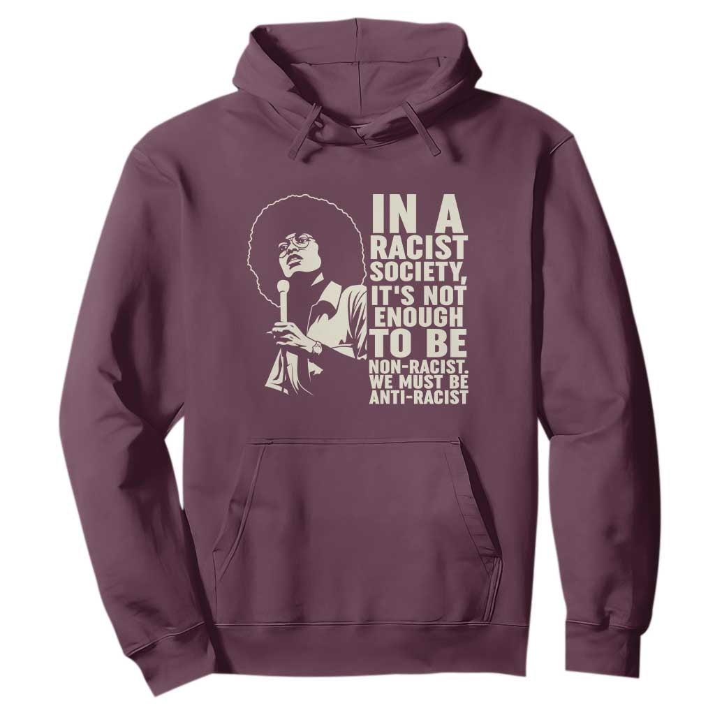 Angela Davis Inspirational Quote Hoodie - Print Your Wear