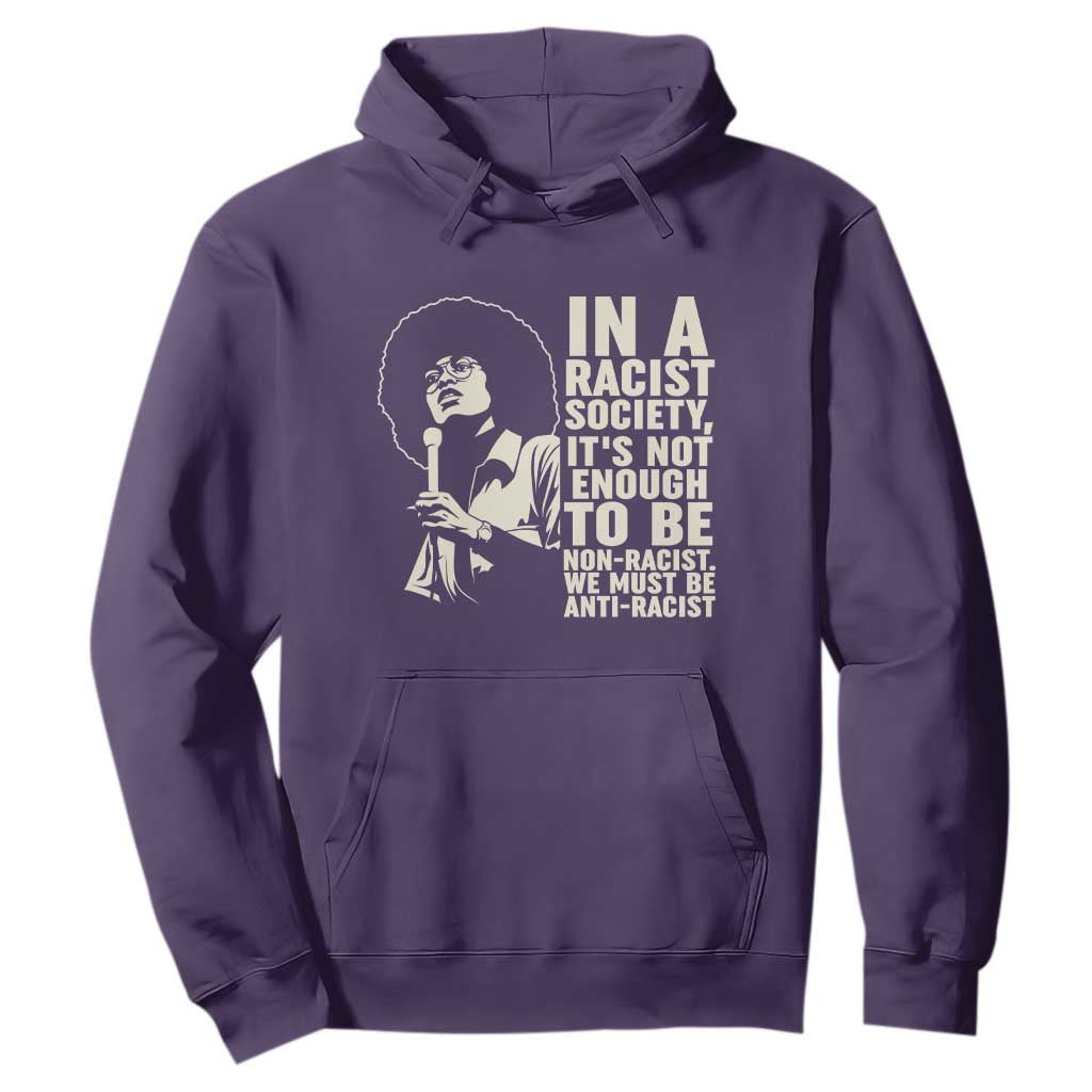 Angela Davis Inspirational Quote Hoodie TS14 Purple Print Your Wear