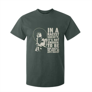 Angela Davis Inspirational Quote T Shirt For Kid TS14 Dark Forest Green Print Your Wear