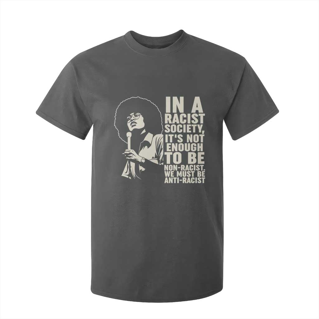 Angela Davis Inspirational Quote T Shirt For Kid TS14 Dark Heather Print Your Wear