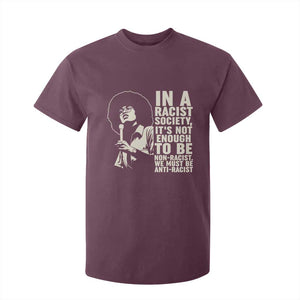 Angela Davis Inspirational Quote T Shirt For Kid TS14 Maroon Print Your Wear