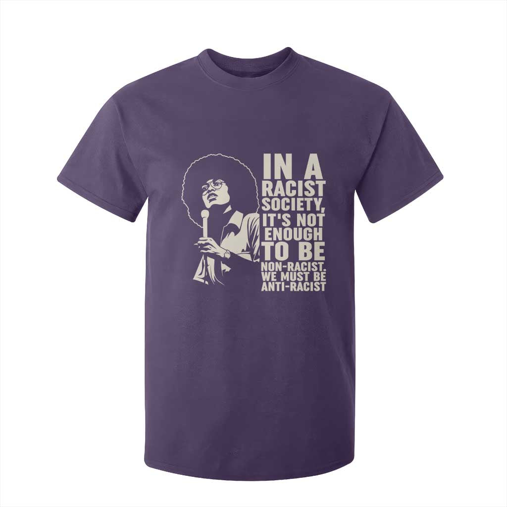 Angela Davis Inspirational Quote T Shirt For Kid TS14 Purple Print Your Wear