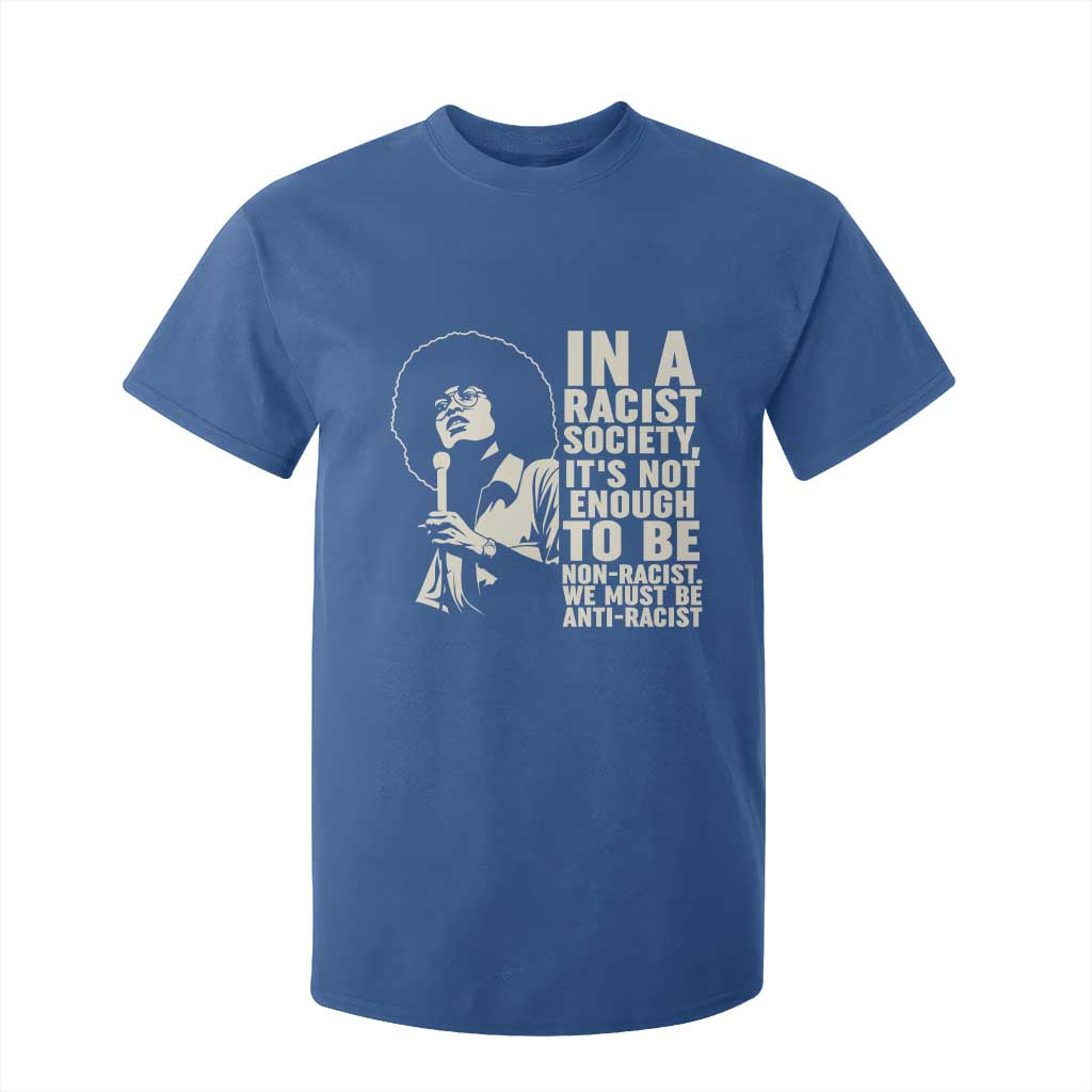 Angela Davis Inspirational Quote T Shirt For Kid TS14 Royal Blue Print Your Wear