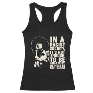 Angela Davis Inspirational Quote Racerback Tank Top TS14 Black Print Your Wear