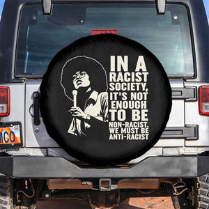 Angela Davis Inspirational Quote Spare Tire Cover TS14 No hole Black Print Your Wear