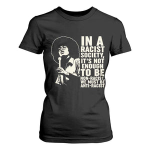 Angela Davis Inspirational Quote T Shirt For Women TS14 Black Print Your Wear