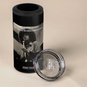 Angela Davis Inspirational Quote 4 in 1 Can Cooler Tumbler Black History Month TS14 Print Your Wear
