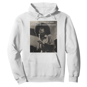 Angela Davis Inspirational Quote Hoodie Black History Month TS14 White Print Your Wear