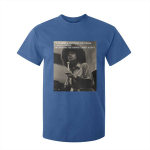 Angela Davis Inspirational Quote T Shirt For Kid Black History Month TS14 Royal Blue Print Your Wear