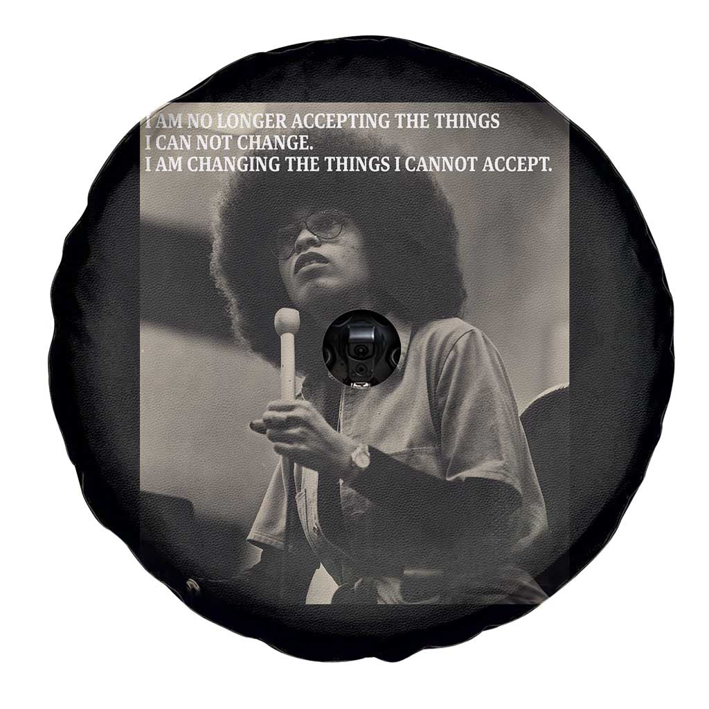 Angela Davis Inspirational Quote Spare Tire Cover Black History Month TS14 Print Your Wear