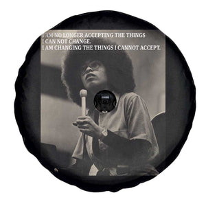 Angela Davis Inspirational Quote Spare Tire Cover Black History Month TS14 Print Your Wear