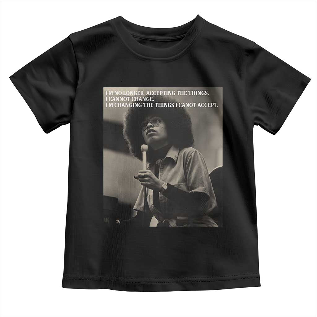 Angela Davis Inspirational Quote Toddler T Shirt Black History Month TS14 Black Print Your Wear