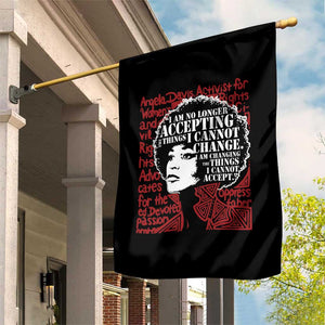 Angela Davis Inspirational Quote Garden Flag Black History Month TS14 Print Your Wear