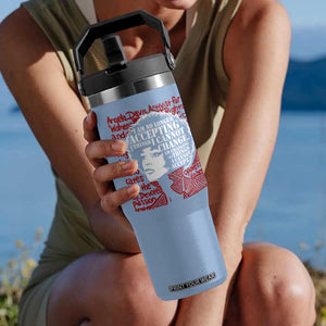 Angela Davis Inspirational Quote Flip Straw Tumbler Black History Month TS14 One Size: 30 oz Light Blue Print Your Wear