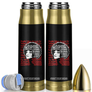 Angela Davis Inspirational Quote Bullet Tumbler Black History Month TS14 Black Print Your Wear
