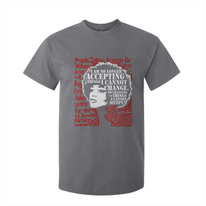 Angela Davis Inspirational Quote T Shirt For Kid Black History Month TS14 Charcoal Print Your Wear