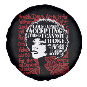 Angela Davis Inspirational Quote Spare Tire Cover Black History Month TS14 Print Your Wear