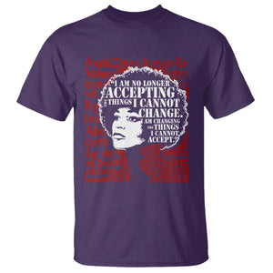 Angela Davis Inspirational Quote T Shirt Black History Month TS14 Purple Print Your Wear