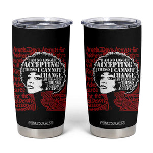 Angela Davis Inspirational Quote Tumbler Cup Black History Month TS14 Black Print Your Wear