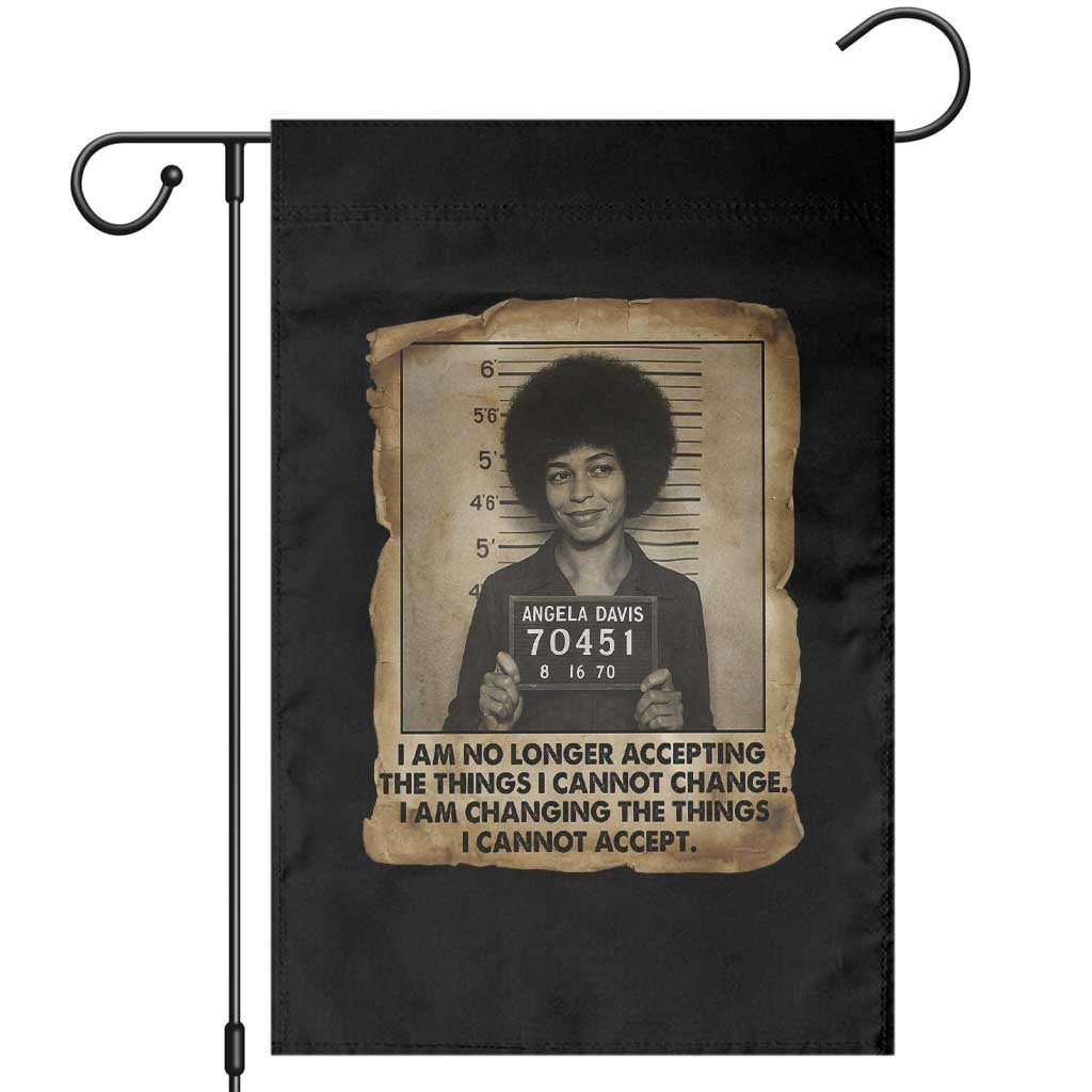Angela Davis Inspirational Quote Garden Flag Black History Melanin TS14 Black Print Your Wear