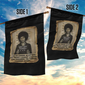 Angela Davis Inspirational Quote Garden Flag Black History Melanin TS14 Print Your Wear