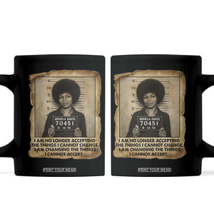 Angela Davis Inspirational Quote Coffee Mug Black History Melanin TS14 Black Print Your Wear