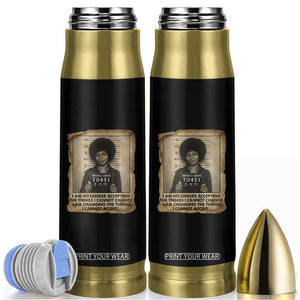 Angela Davis Inspirational Quote Bullet Tumbler Black History Melanin TS14 Black Print Your Wear