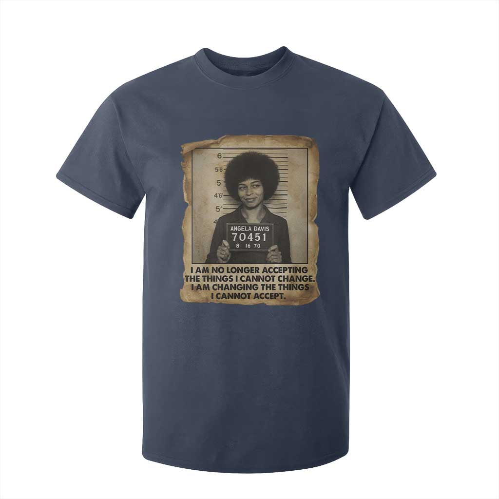 Angela Davis Inspirational Quote T Shirt For Kid Black History Melanin TS14 Navy Print Your Wear
