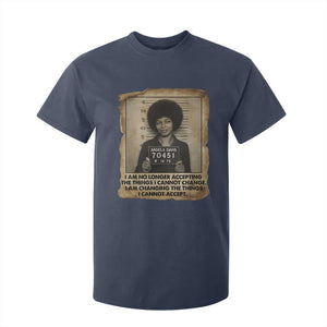 Angela Davis Inspirational Quote T Shirt For Kid Black History Melanin TS14 Navy Print Your Wear
