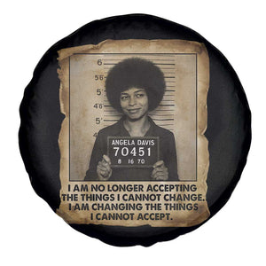 Angela Davis Inspirational Quote Spare Tire Cover Black History Melanin TS14 Print Your Wear