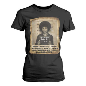 Angela Davis Inspirational Quote T Shirt For Women Black History Melanin TS14 Black Print Your Wear