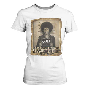 Angela Davis Inspirational Quote T Shirt For Women Black History Melanin TS14 White Print Your Wear