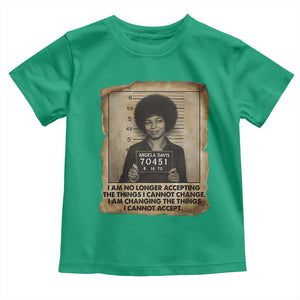 Angela Davis Inspirational Quote Toddler T Shirt Black History Melanin TS14 Irish Green Print Your Wear